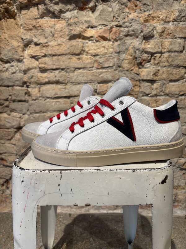 SCARPA OLYMPIC V – Sneakers V2 artigianali a suola bassa in pelle martellata