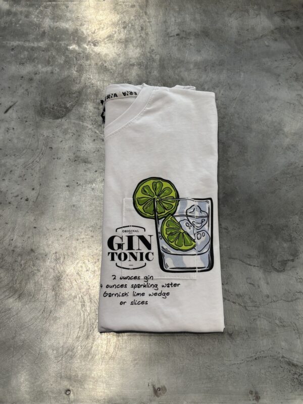 T-shirt Gin Tonic con taschino Berna