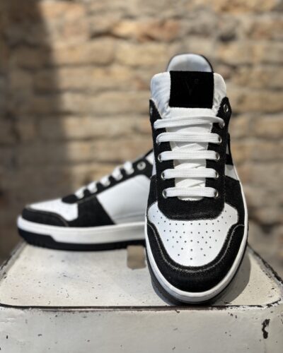 COLLEGE VINTAGE - Sneakers V2 Bianca con inserti in cotone