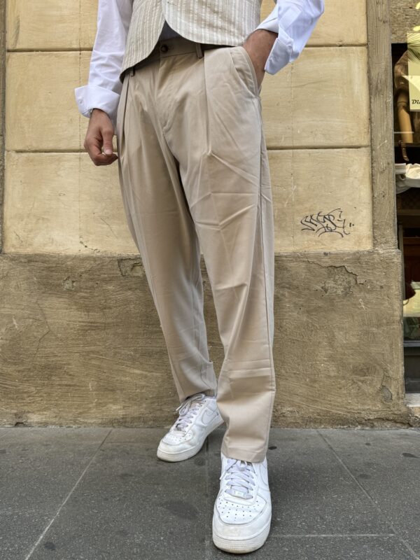 PANTALONE POLIVISCOSA PINCES GL