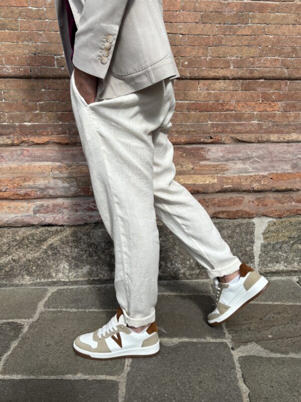 PANTALONE LACCIO LINO BL11