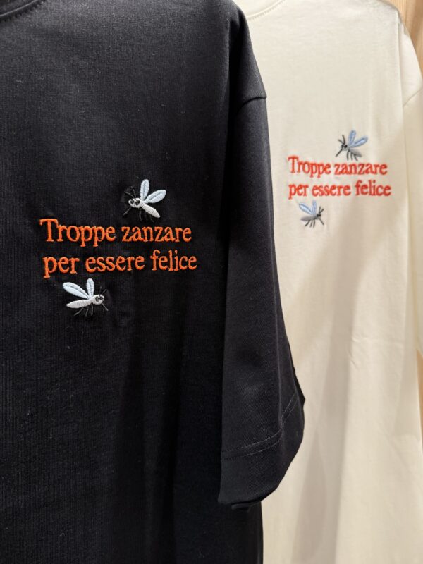 T-SHIRT RICAMO ZANZARE BERNA