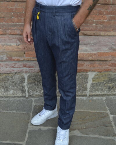 PANTALONE DOPPIA PINCES DENIN MANUEL RITZ