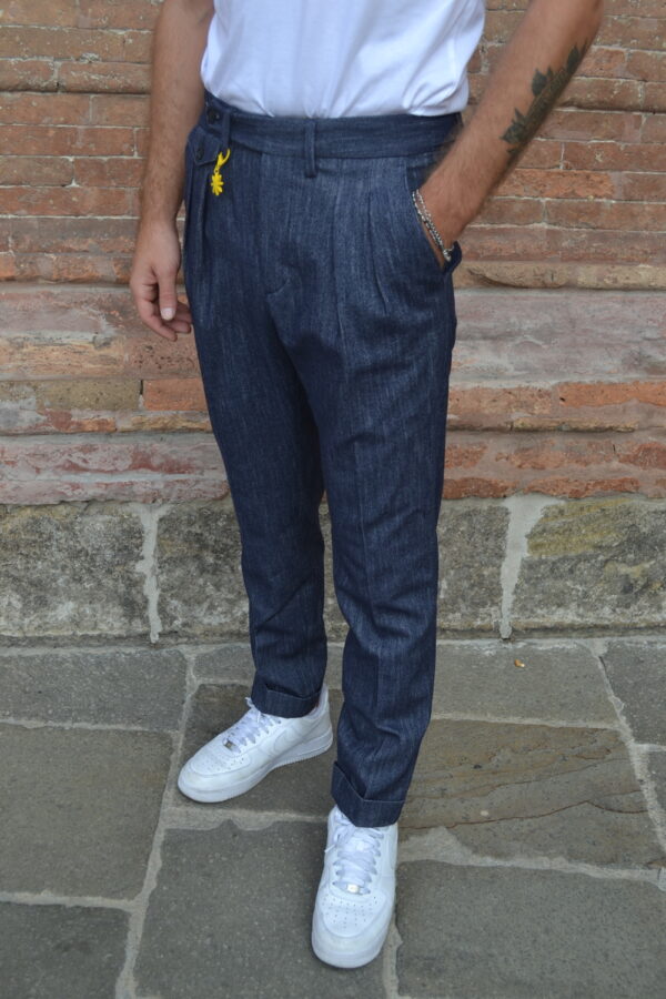 PANTALONE DOPPIA PINCES DENIN MANUEL RITZ
