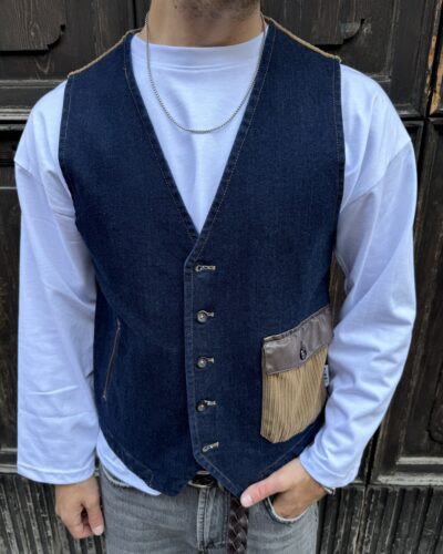 GILET NO WASH VELLUTO BERNA