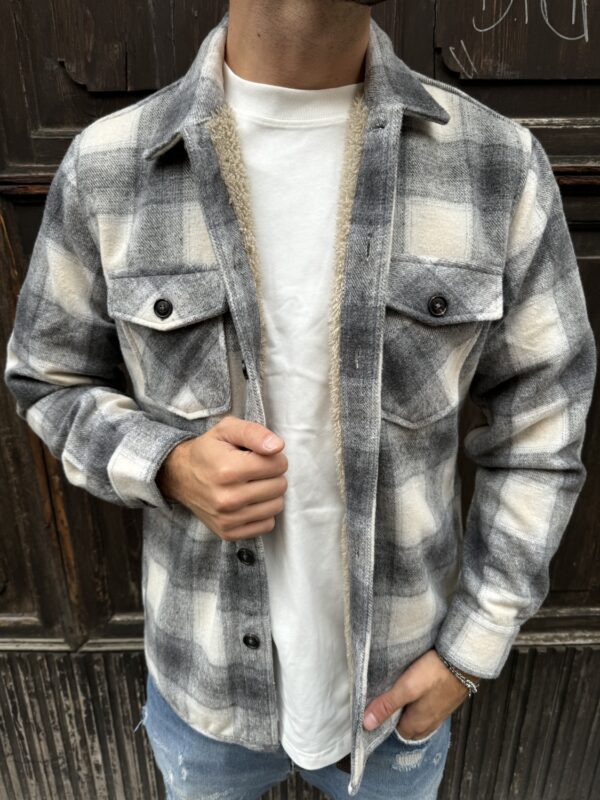 CAMICIA OVER ORSETTO PHILO TINTO