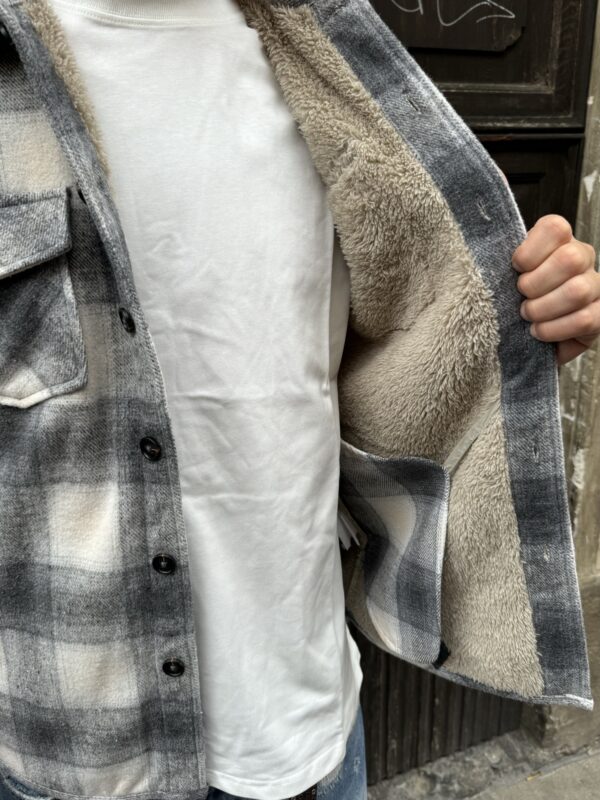 CAMICIA OVER ORSETTO PHILO TINTO