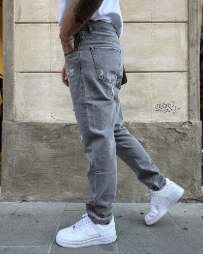 JEANS CROPPED STRAPPI PONT