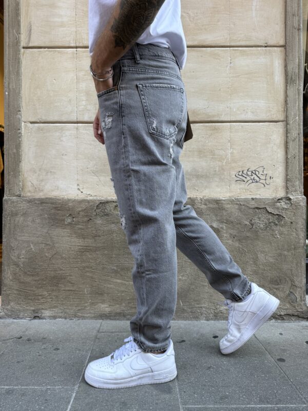 JEANS CROPPED STRAPPI PONT