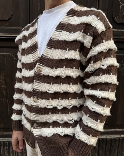 CARDIGAN RIGATO OVER BERNA