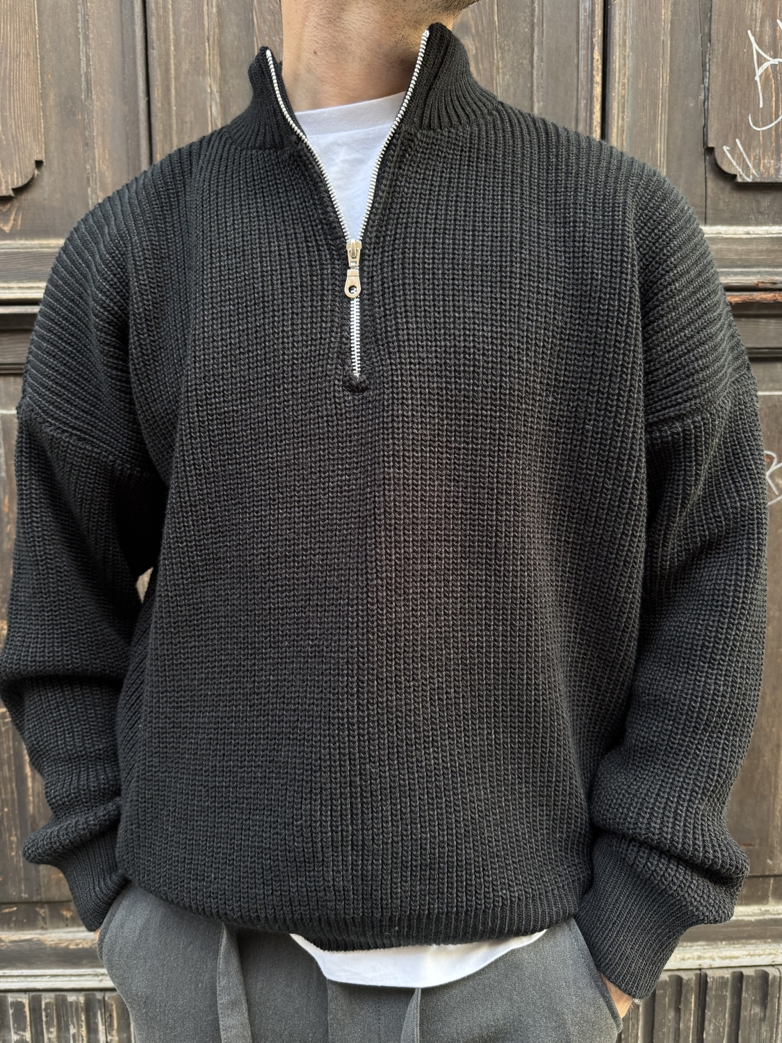 MAGLIA MEZZA ZIP OVER NEW JOB