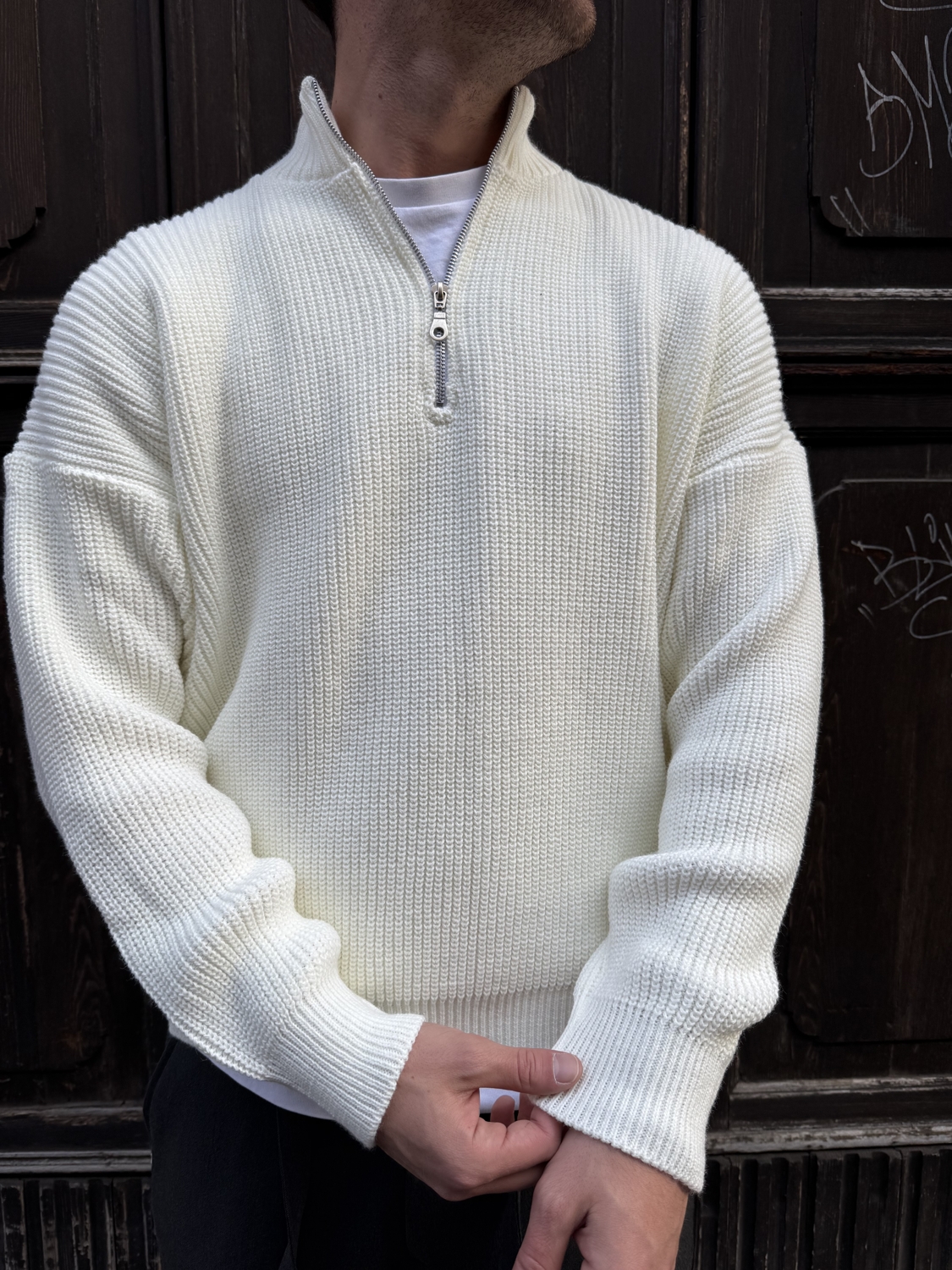 MAGLIA MEZZA ZIP OVER NEW JOB