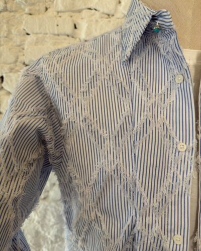 Camicia Righe Sfilacciata Berna Berna Camicia Dinamo 0101100000_2jpg Camicia Righe Sfilacciata Berna Berna Camicia Dinamo