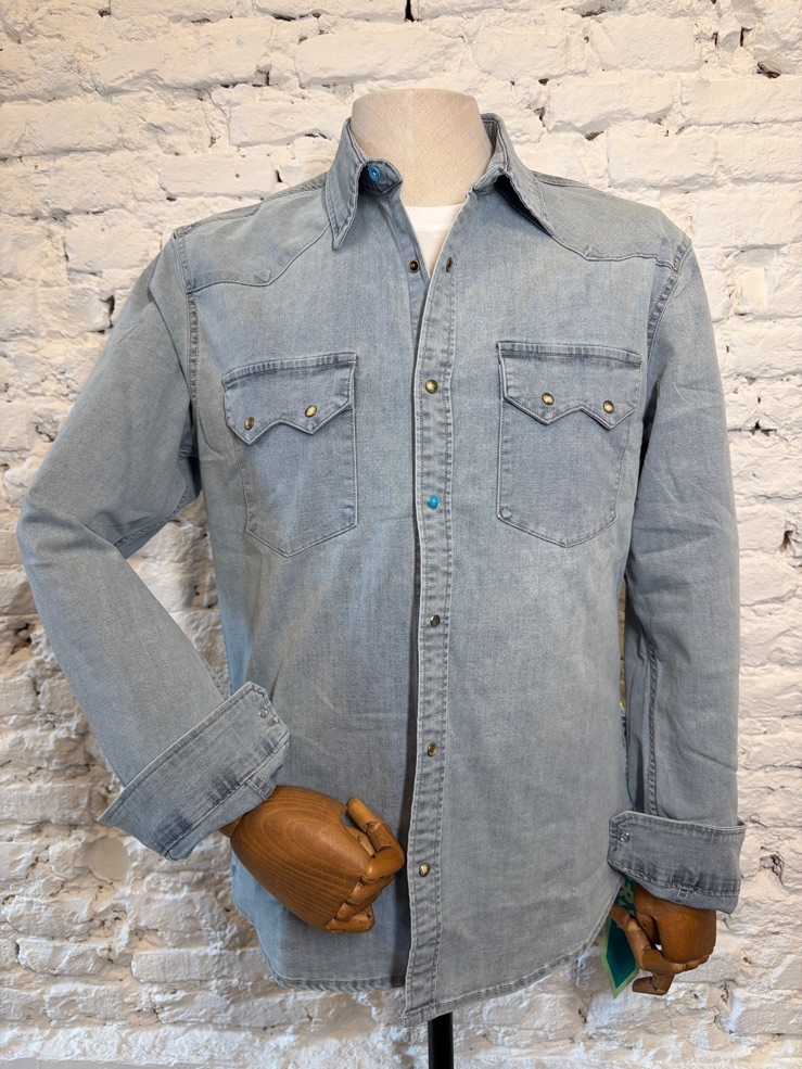 Camicia Denim Chiara Berna Berna Camicia Box Uomo