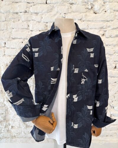 Overshirt Denim Rotture Gl Gianni Lupo Overshirt Dinamo