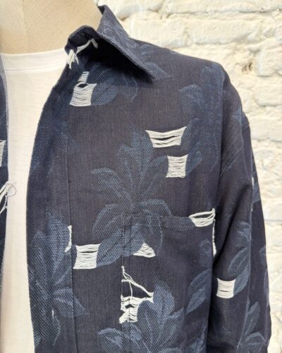 Overshirt Denim Rotture Gl Gianni Lupo Overshirt Dinamo
