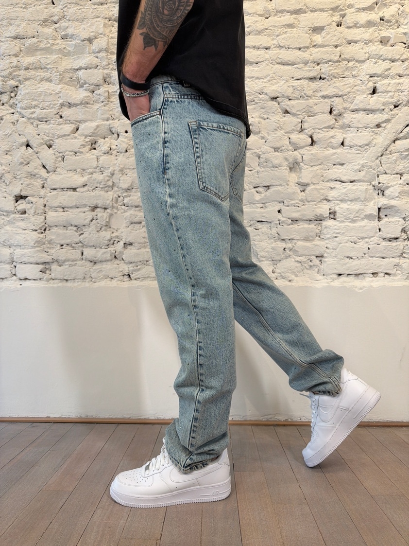 Jeans Wide Strass For The One Jeans Dinamo
