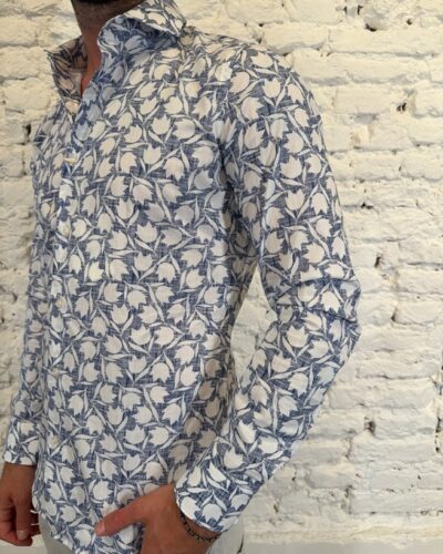 Camicia Tulipani Almost Bloue