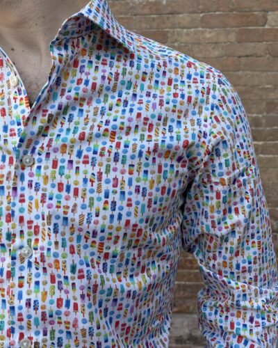 Camicia Fantasie Varie Valle Camicia Uomo R08