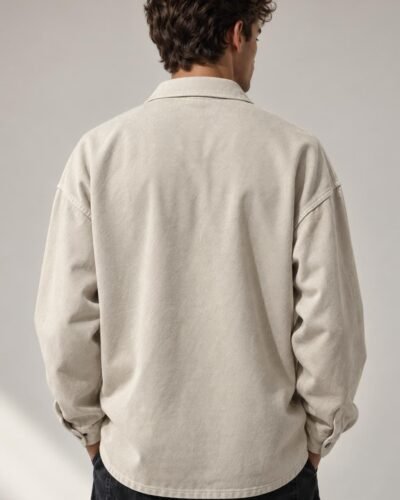 Camicia beige casual