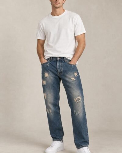 Jeans Cropped Rotture