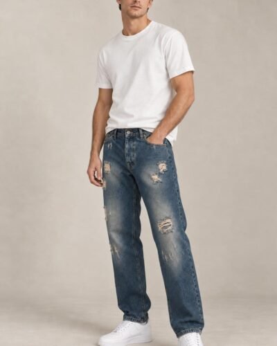 Jeans Cropped Rotture