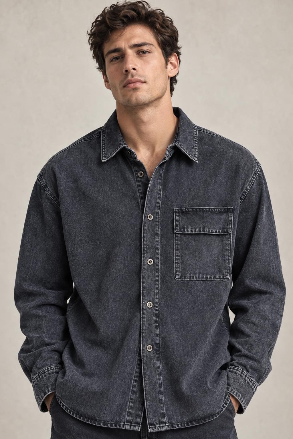 Camicione Denim
