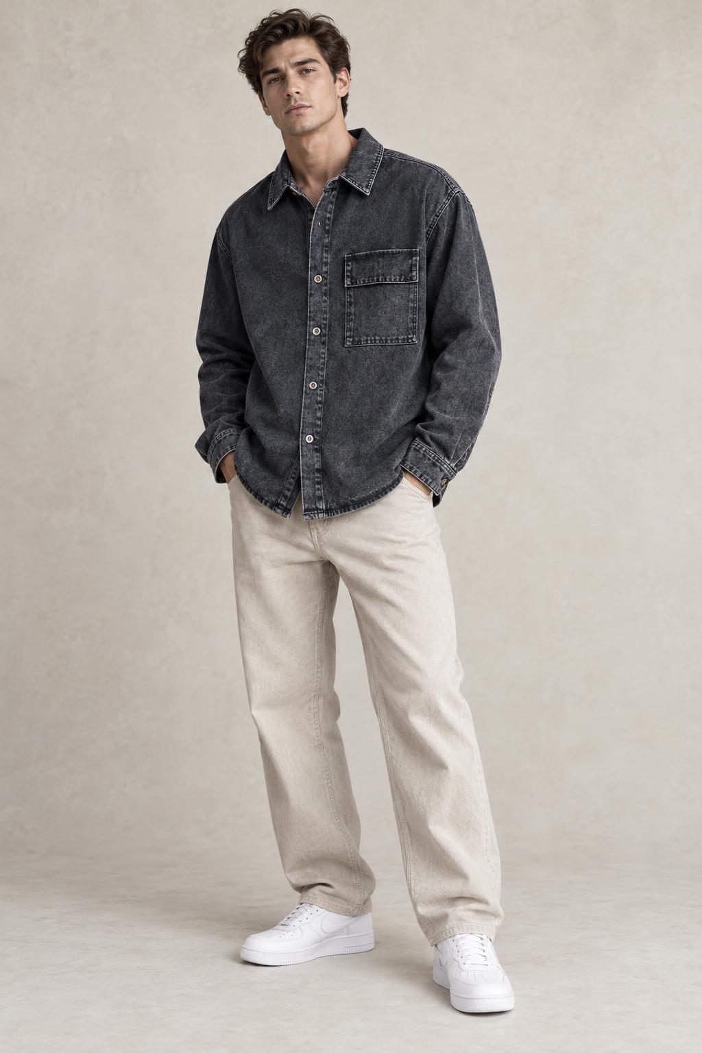 Camicione Denim