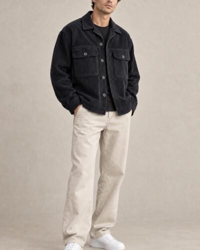 Overshirt Over Velluto Coste