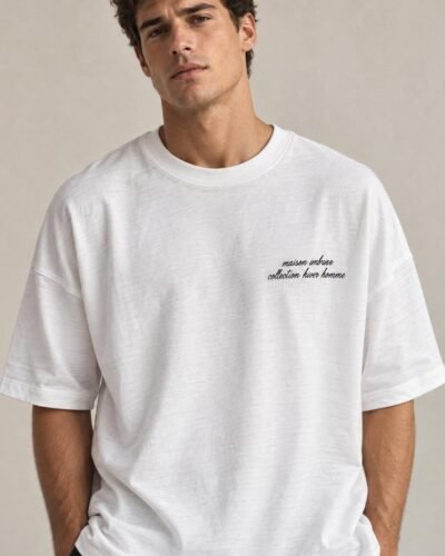 T-shirt bianca con scritta