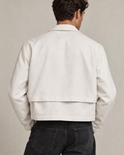 Giacca cropped avorio