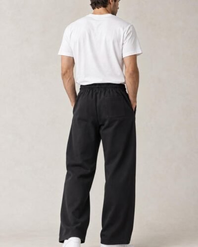 Pantaloni ampi neri