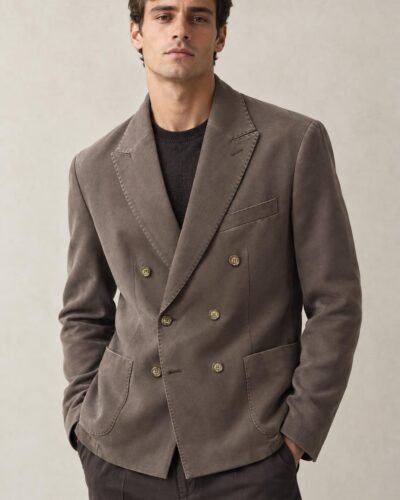 Blazer doppiopetto marrone