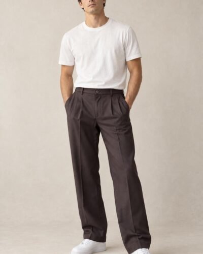 Pantaloni eleganti marroni