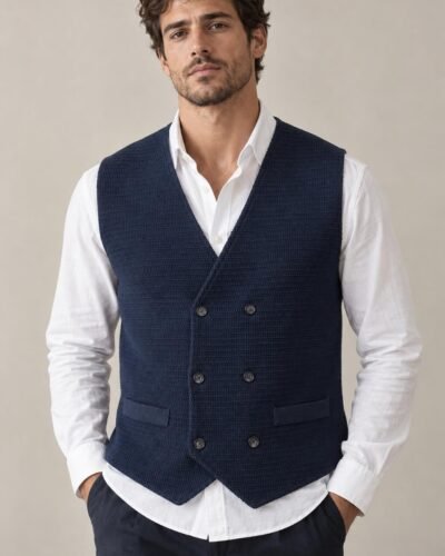 Gilet Maglia Doppio Petto Myself