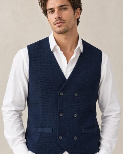 Gilet Maglia Doppio Petto Myself