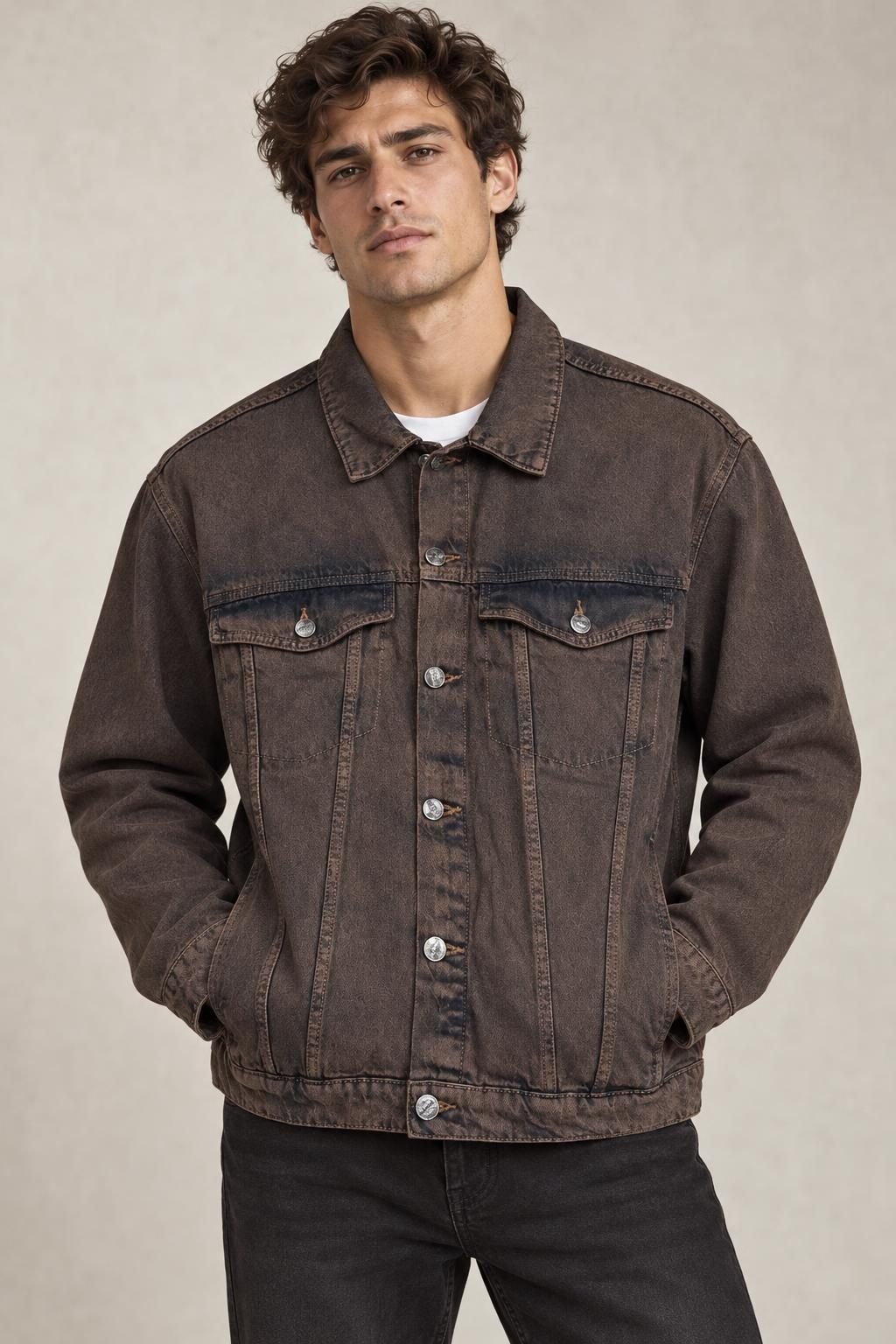 Giubbo Denim Slavato