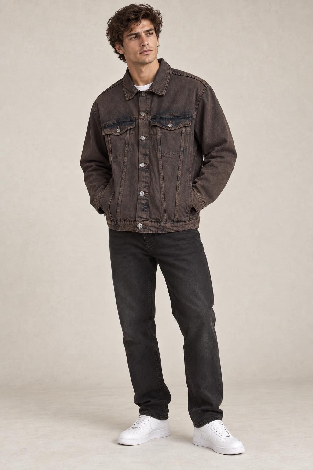 Giubbo Denim Slavato