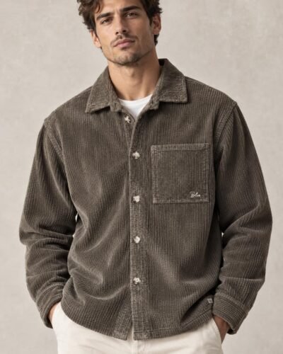 Overshirt Velluto Martellato