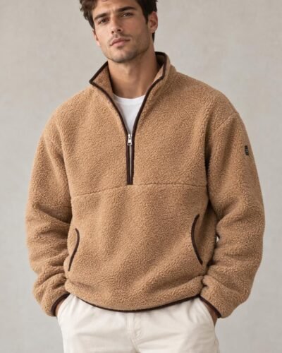 Giubbo Teddy Mezza Zip