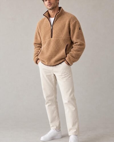 Giubbo Teddy Mezza Zip