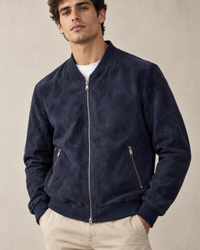 Bomber Scamosciato